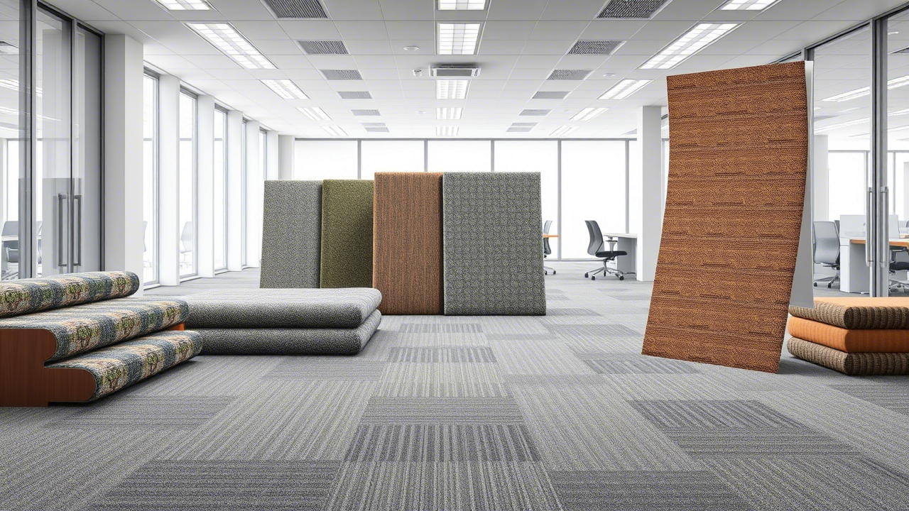 Особенности коммерческих ковровых покрытий
