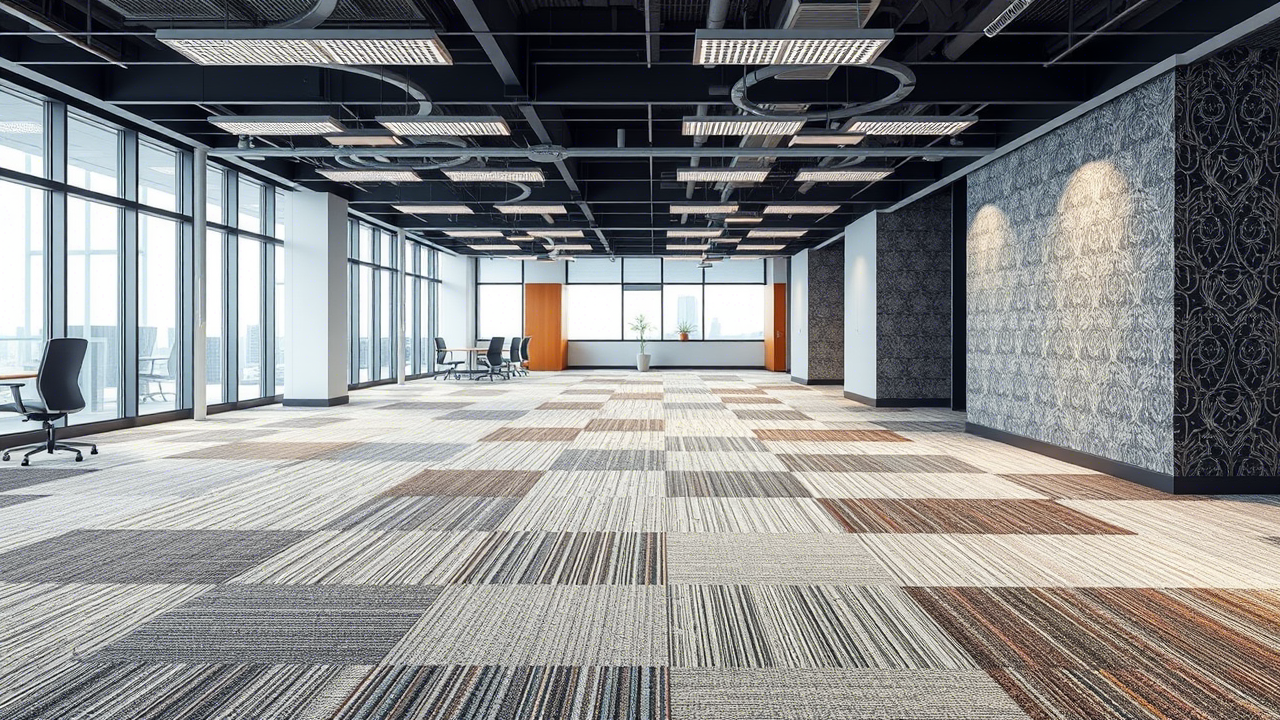 Виды коммерческих ковровых покрытий