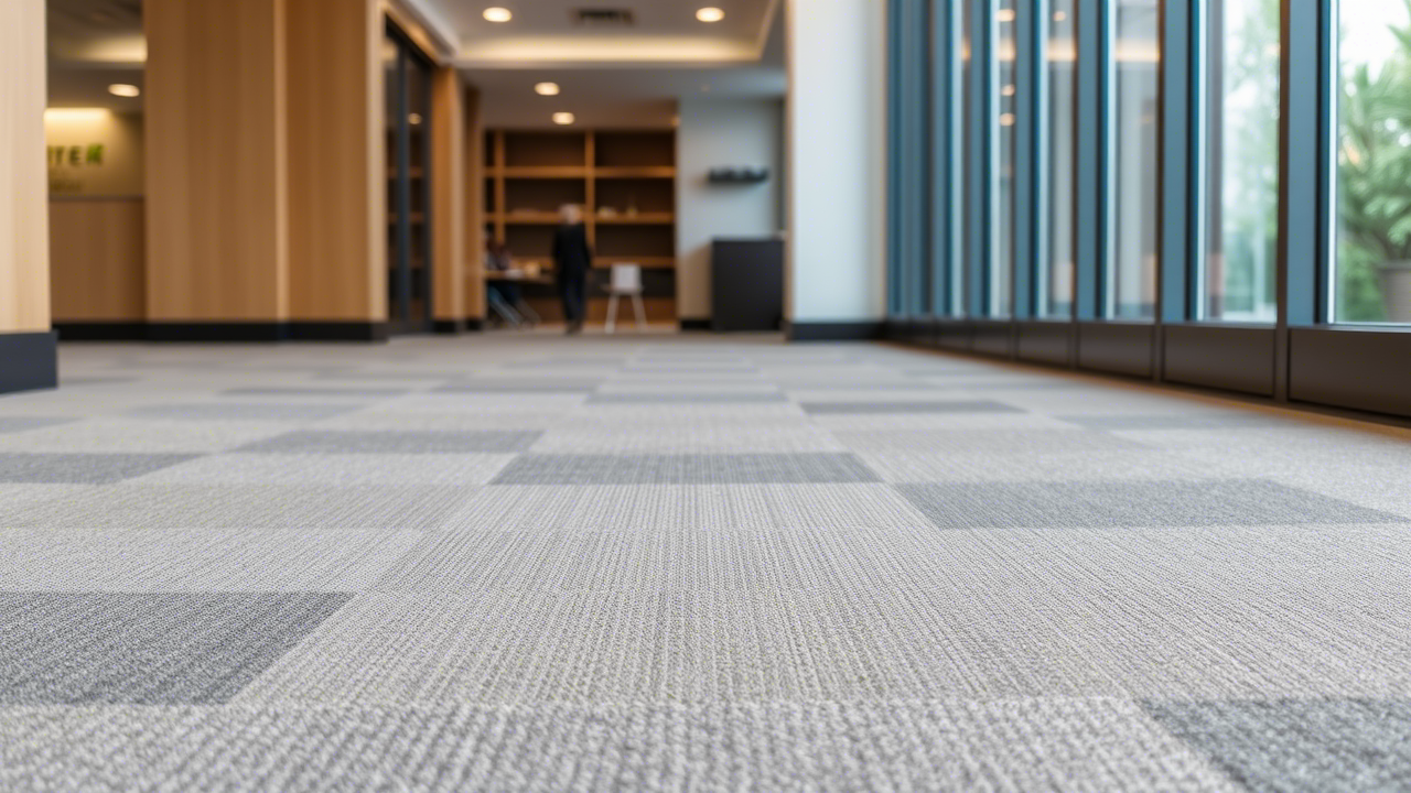 Уход за ковровой плиткой