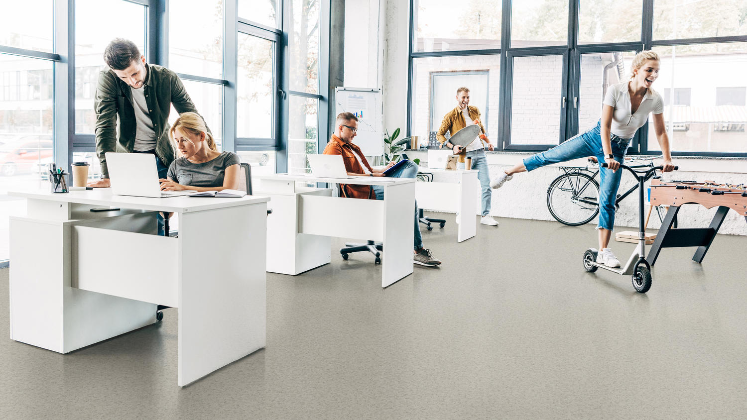 Гетерогенный линолеум Tarkett Travertine Pro