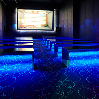 Центральном детский мир на Лубянке. Игровой зал и кинотеатр